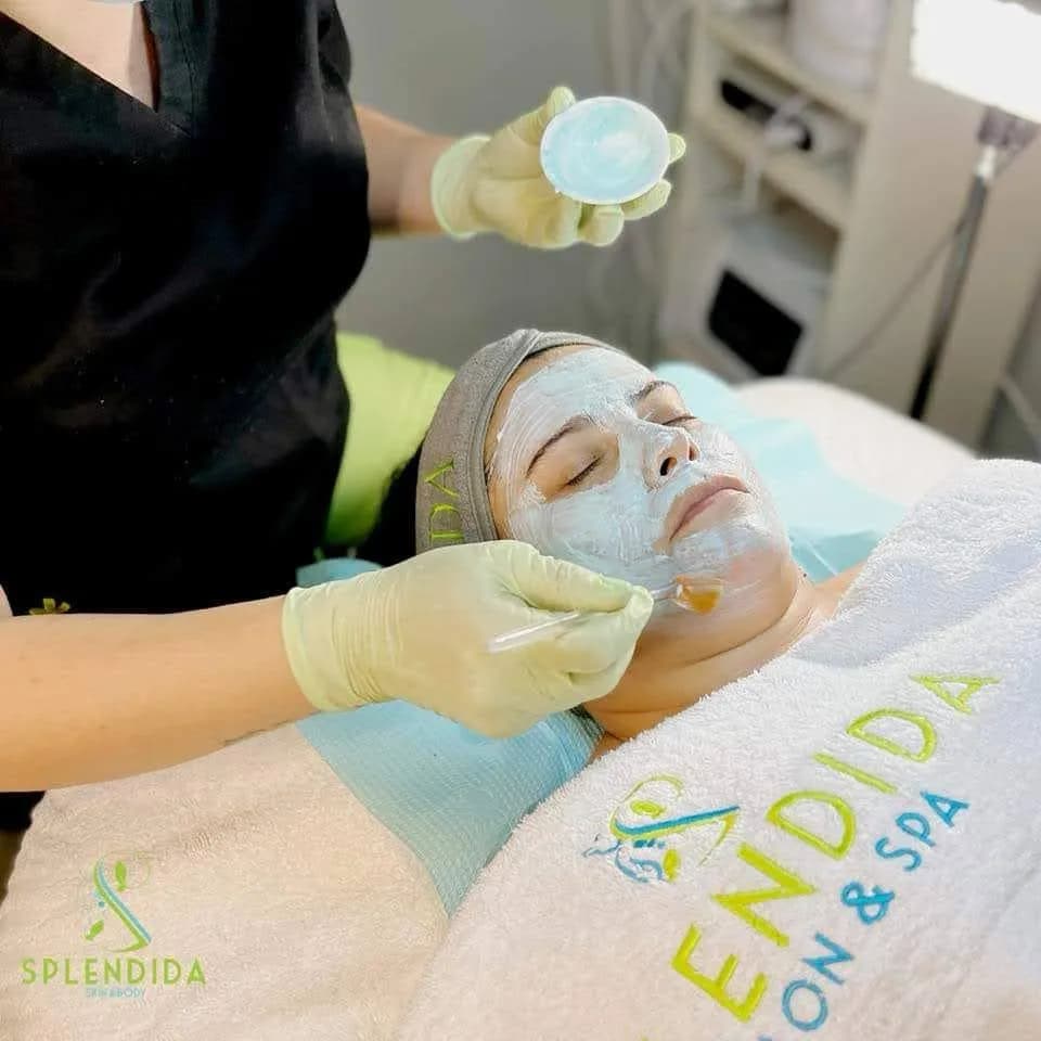 Luxury facial treatment